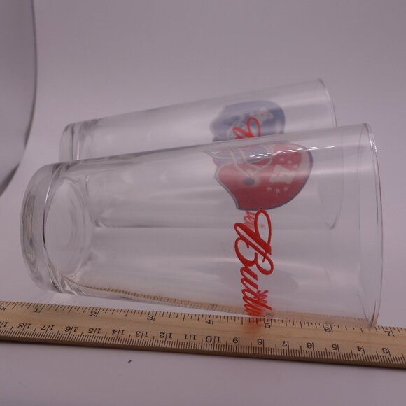 Set of AFC and NFC Budweiser Beer Glasses - Picture 7 of 9